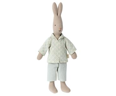 Maileg Hase "Rabbit size 1" Pyjama blau