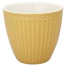 GreenGate Latte cup "Alice" honey mustard